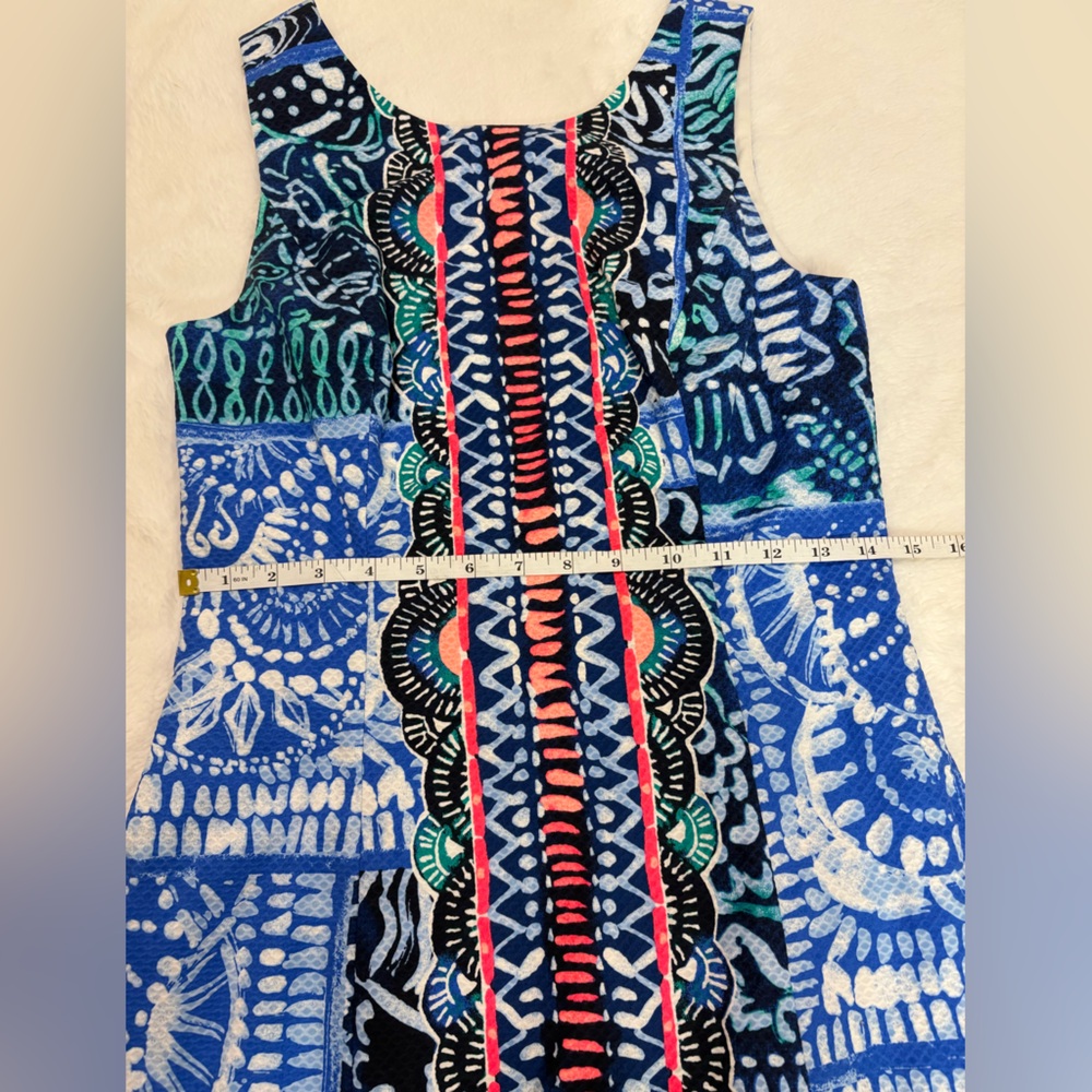 Lilly Pulitzer Mila Stretch Shift Mini Dress Deep Indigo Size 0 - Picture 6 of 8